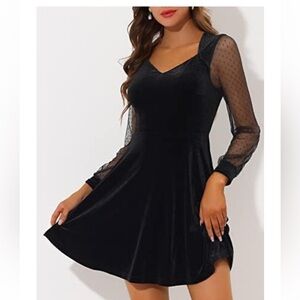 Allegra K women’s cocktail dress in black size XS. Nwt